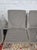 Late 20th Century Set of 4 Ligne Roset Dining Chairs – Stone Grey Mesh & Silver Legs For Sale - Image 5 of 6