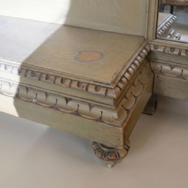 Louis XVI Style Triple Arch Trumeau Mirror, 19th Century For Sale - Image 4 of 11