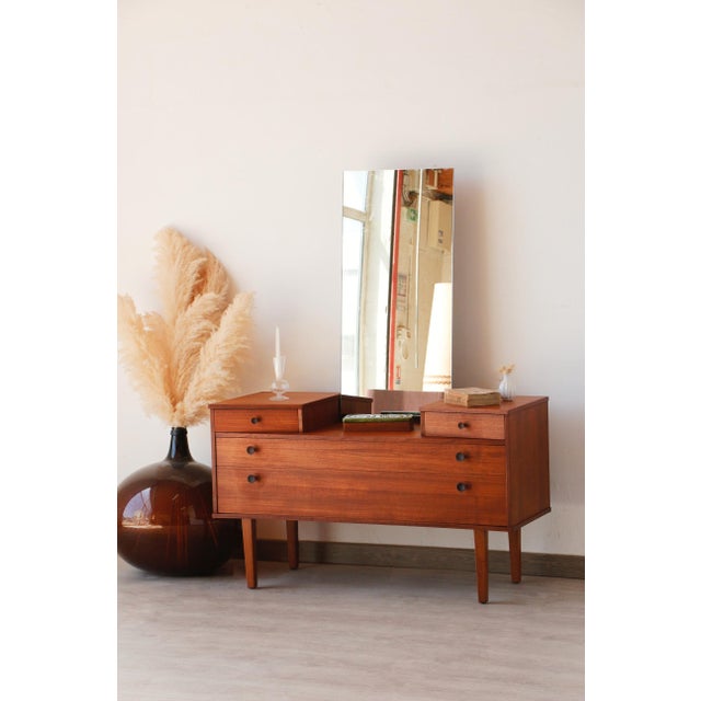 Mid-Century Scandinavian Teak Dressing Table from Avalon, 1960s For Sale - Image 13 of 18