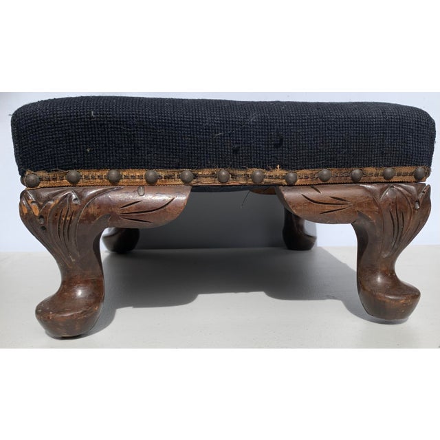 Early 20th Century Early 20th Century Foot Stool For Sale - Image 5 of 9