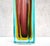 Blue Large Murano Sommerso Block Vase 12 attributed to Mandruzzato, Italy, 1960s For Sale - Image 8 of 18