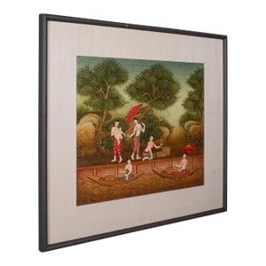 1980's Vintage Far Eastern Painting