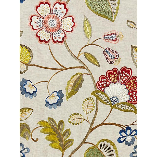 Scalamandre Willowood Embroidery, Bloom Fabric Chairish