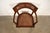 Michael Taylor for Baker Furniture Klismos Cherry Wood and Cane Armchair, Newly Refinished For Sale In South Bend - Image 6 of 15