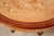 Handcrafted in Italy, this elegant round dining table features a beautifully detailed marquetry top crafted from fine...