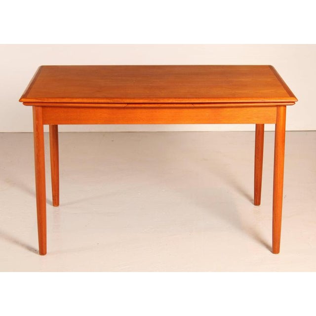 Mid-Century Danish Extendable Teak Dining Table, 1970s For Sale - Image 12 of 12