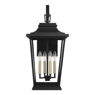 Sean Lavin by Visual Comfort Studio Warren Large Lantern, Textured Black For Sale