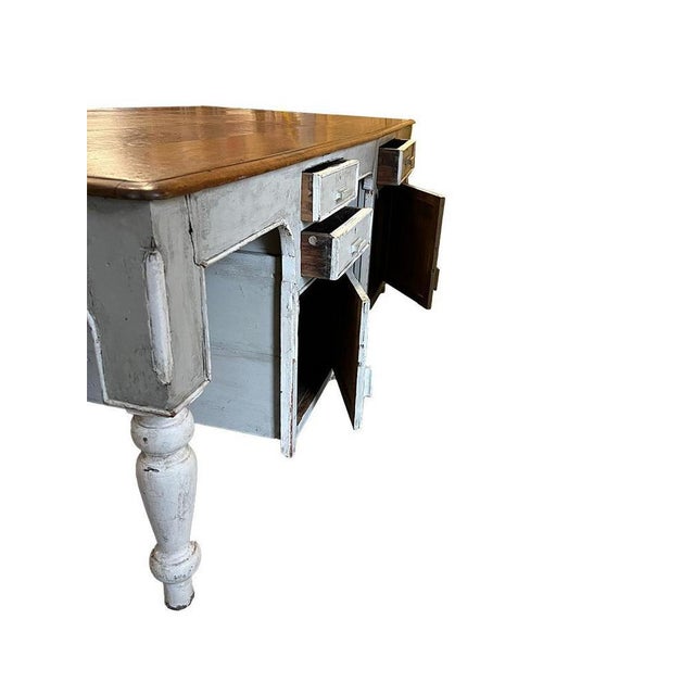 Wood Large French Farmhouse Table, 1880s For Sale - Image 7 of 10