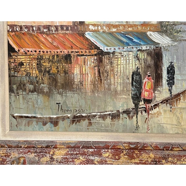 Midcentury Paris Sacré-Cœur & Montmartre Oil Painting For Sale - Image 4 of 4