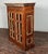 Solid Reclaimed Teak Wood Cabinet With Glass-Fronted Doors & Decorative Moldings For Sale In Boston - Image 6 of 8