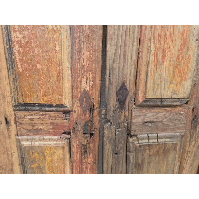 Vintage Chestnut Doors, Set of 2 For Sale - Image 17 of 18