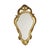 French Baroque Gold-Leaf Gilded Mirror with Crest For Sale - Image 5 of 15