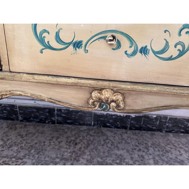Baroque Venetian Painted Cabinet For Sale - Image 9 of 15