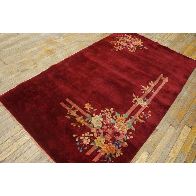 1930s Chinese Art Deco Rug ( 4' x 6'8" - 122 x 204 ) Chinese - Art Deco As the name implies, pieces woven between the wars...