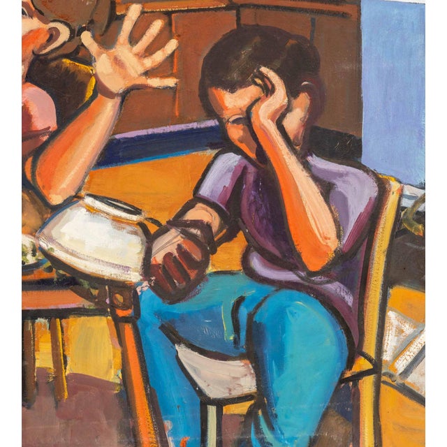 Daniel W. Freeman "Puberty" Oil on Canvas, 1975 For Sale - Image 4 of 10