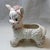 Traditional Mid Century Ceramic Baby Donkey Planter Pink & White Spaghetti Detail For Sale - Image 3 of 10