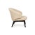 Cream LET Armchair Stands on Black Wooden Feet by Fritz Hansen For Sale - Image 8 of 11