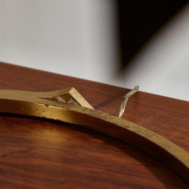 Brass Table Lamp by Tommaso Barbi for Bottega Sadness, 1970s For Sale - Image 3 of 15