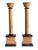 Late 20th Century Neoclassical Travertine Candlestick Holders, Pair For Sale - Image 9 of 9