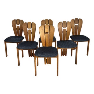 Dutch Brutalist Dining Chairs – Set of 6 For Sale