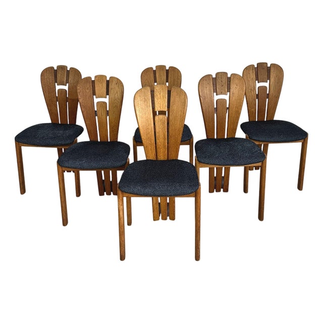 Dutch Brutalist Dining Chairs – Set of 6 For Sale
