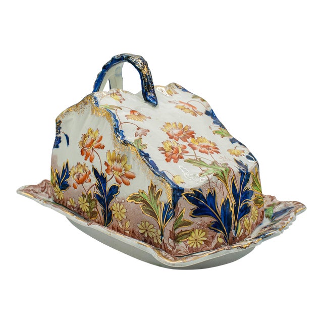 1890's Antique Decorative Cheese Keeper For Sale