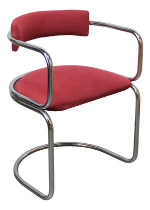 Vintage Armchair in Chromed Metal, 1960s