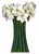 Plastic Vintage Amarillis Resin Flower Vase For Sale - Image 7 of 9