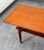 1960s Mid Century Danish Modern Coffee Table Solid Teak Vintage Surfboard Shelf Retro For Sale - Image 10 of 12