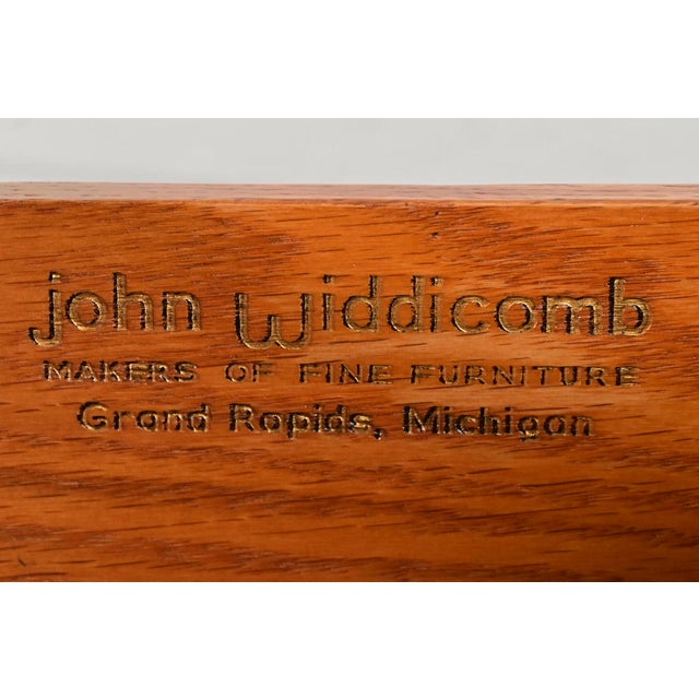 John Widdicomb Mid-Century Modern Hollywood Regency Green Lacquered Nightstands, Newly Refinished For Sale - Image 9 of 13