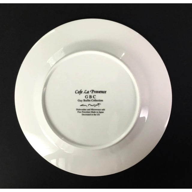 Guy Buffet -“La Provence “ 11” porcelain dinner plate -he is a renowned French/American painter -this plate is from the...