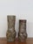 Couple of ceramic vases designed and produced by the artist Carlo Zauli, signed by Zauli Faenza under the base, Italy...