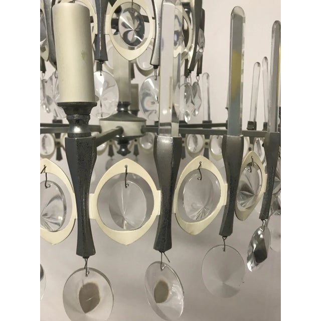 Gaetano Sciolari Vintage Italian Chandelier by Gaetano Sciolari For Sale - Image 4 of 10