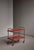 Functionalist Scandinavian Red Lacquered Steel Tube and Wood Serving Cart, 1930s For Sale - Image 3 of 18