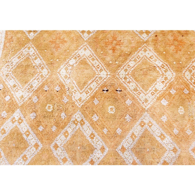 Orange Authentic 1900 Indian Agra Orange Handmade Rug For Sale - Image 8 of 10