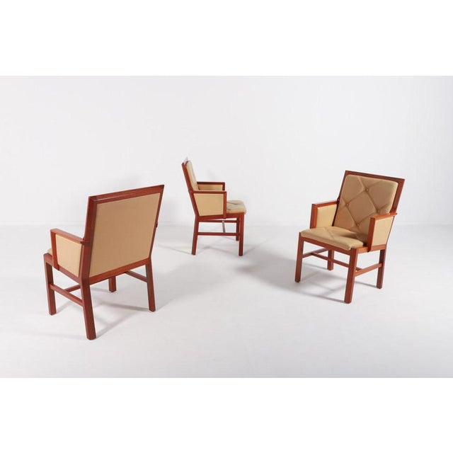 Armchairs by Bernt Andersson for Skandi-Form, Set of 3. The aim of Skandi-Form is to make beautiful, future-oriented...