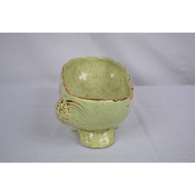 Mid-Century Modern Vintage B. K. Gold Pinecone Bowl For Sale - Image 3 of 8