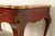 Red John Widdicomb French Louis XV Red Lacquered Leather Top Bureau Plat Desk With Mounted Bronze Ormolu For Sale - Image 8 of 13