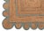 Boho Chic Scallop Jute Turquoise Blue Hand Made Rug - 3'x5' For Sale - Image 3 of 13