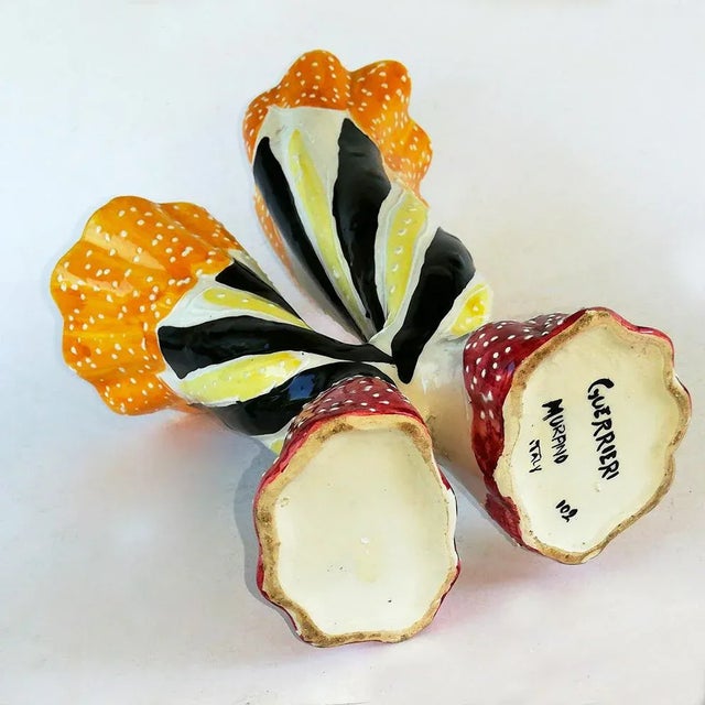 Mid-Century Italian Ceramic Vase from Guerrieri, 1965 For Sale - Image 4 of 7