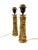 1900s Art Nouveau Bronze Table Lamps - a Pair For Sale - Image 4 of 10