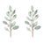 Kenneth Ludwig Chicago Glittered Pod Leaf Spray (Set of 2) For Sale - Image 4 of 4