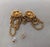 Vintage Signed Monet Goldtone Fringe Pierced Earrings-2 Pieces For Sale In Philadelphia - Image 6 of 6