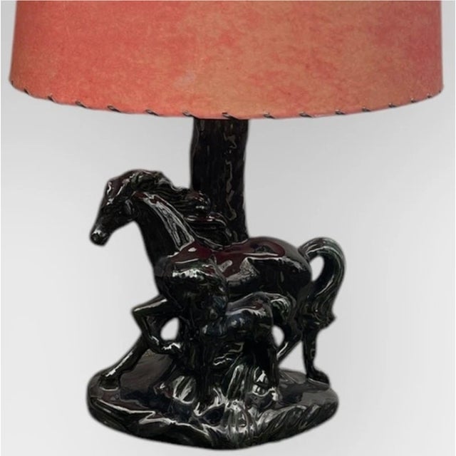 1950s Mid-Century Modern Phil Mar Porcelain Mare & Colt Horse Table Lamp - a Pair For Sale - Image 14 of 14