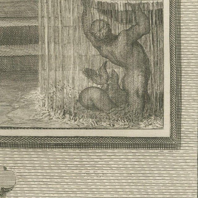 Pieter Mortier, David Sees Bathsheba and Nathan Rebukes David, 1700, Engraving For Sale - Image 4 of 12