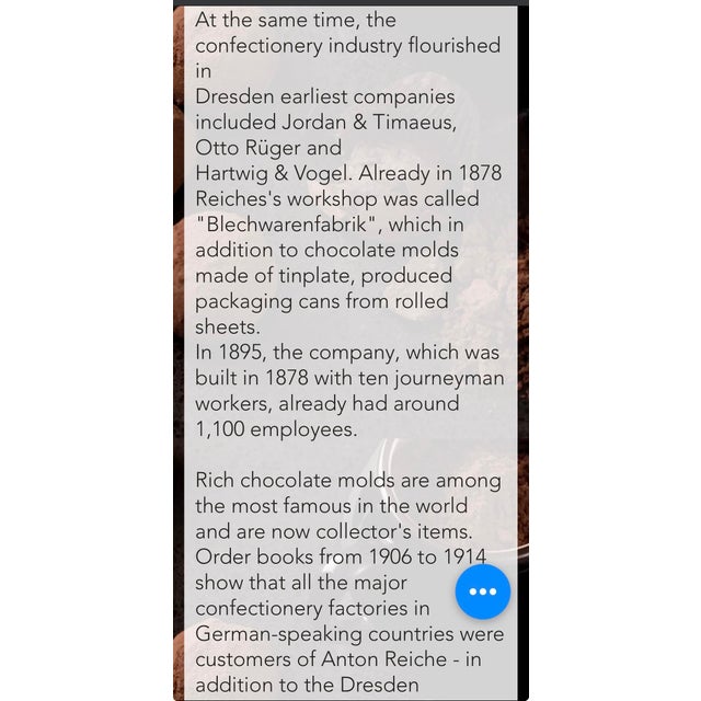 Anton Reiche Two Piece Chocolate Candy Mold For Sale - Image 9 of 10