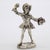 Renaissance Vintage Italian Handmade Genuine Silver Renaissance Drinking Man Figurine For Sale - Image 3 of 9