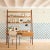 Not Yet Made - Made To Order SAMPLE - Schumacher X Backdrop Gambit Panel Wallpaper In Sand & Soft Blue For Sale - Image 5 of 5