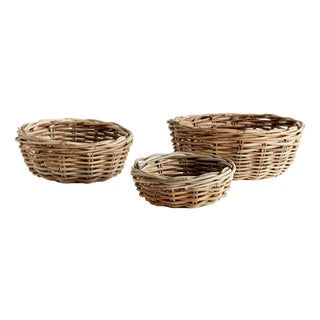 Normandy Low Bowls, Set Of 3 For Sale