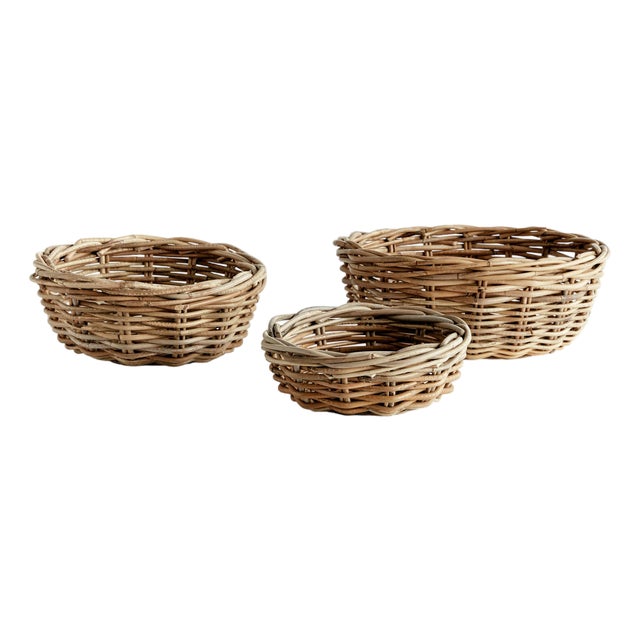 Normandy Low Bowls, Set Of 3 For Sale